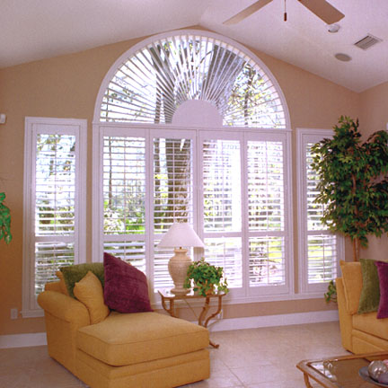 Half circle window shutter Destin